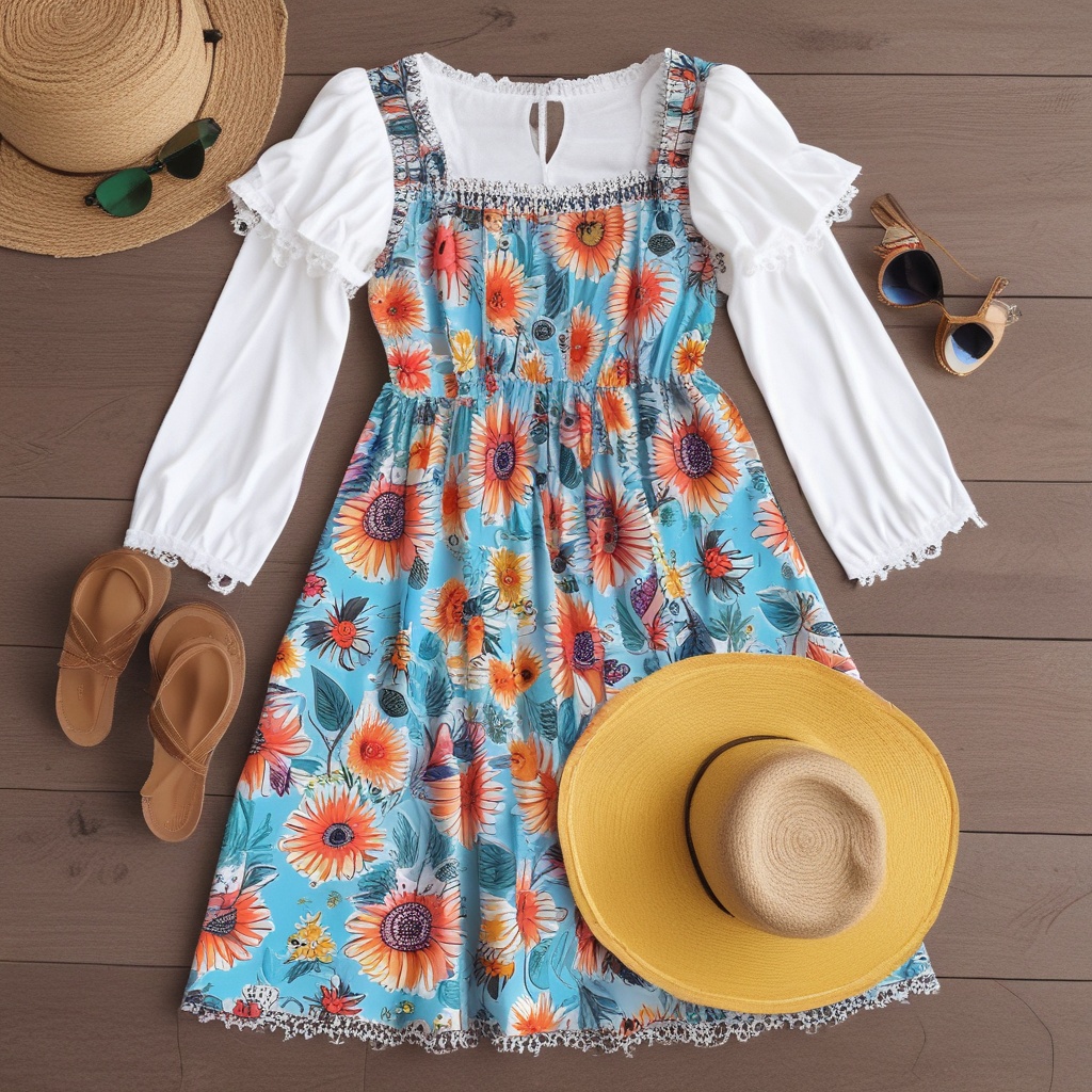 Trendy summer dress